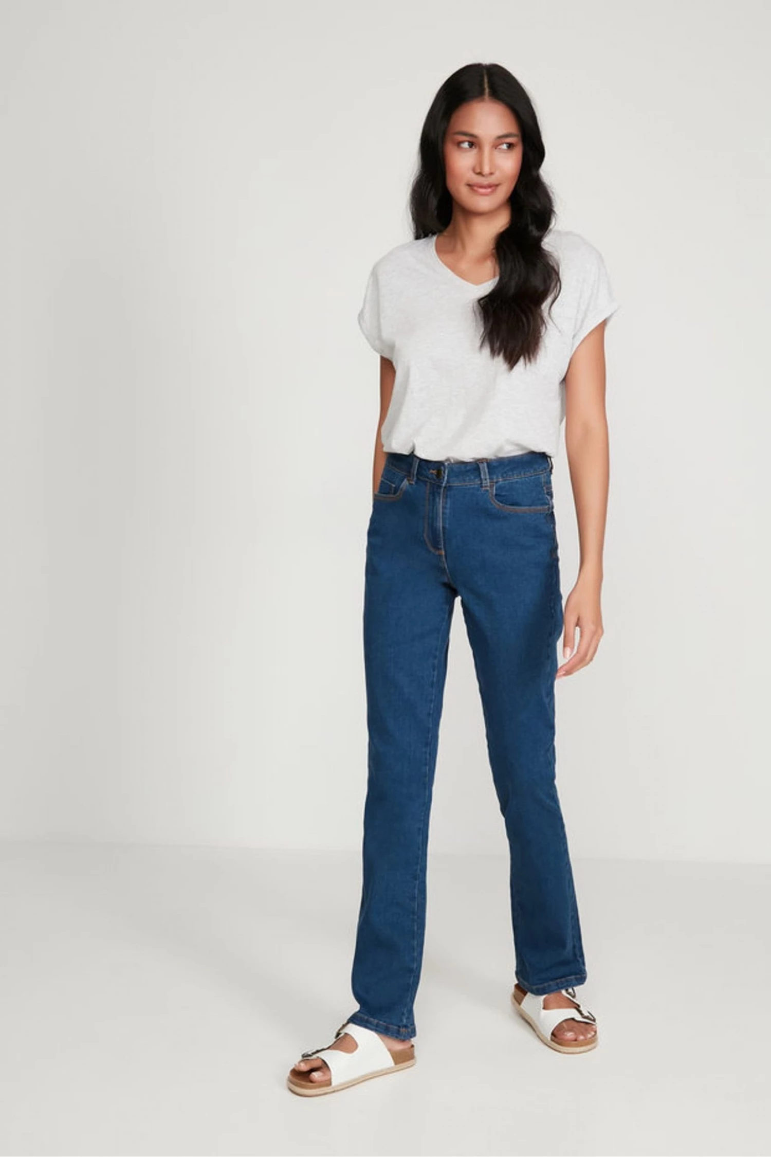 M&Co Blue Bootcut Jeans 3 M&Co Blue Bootcut Jeans