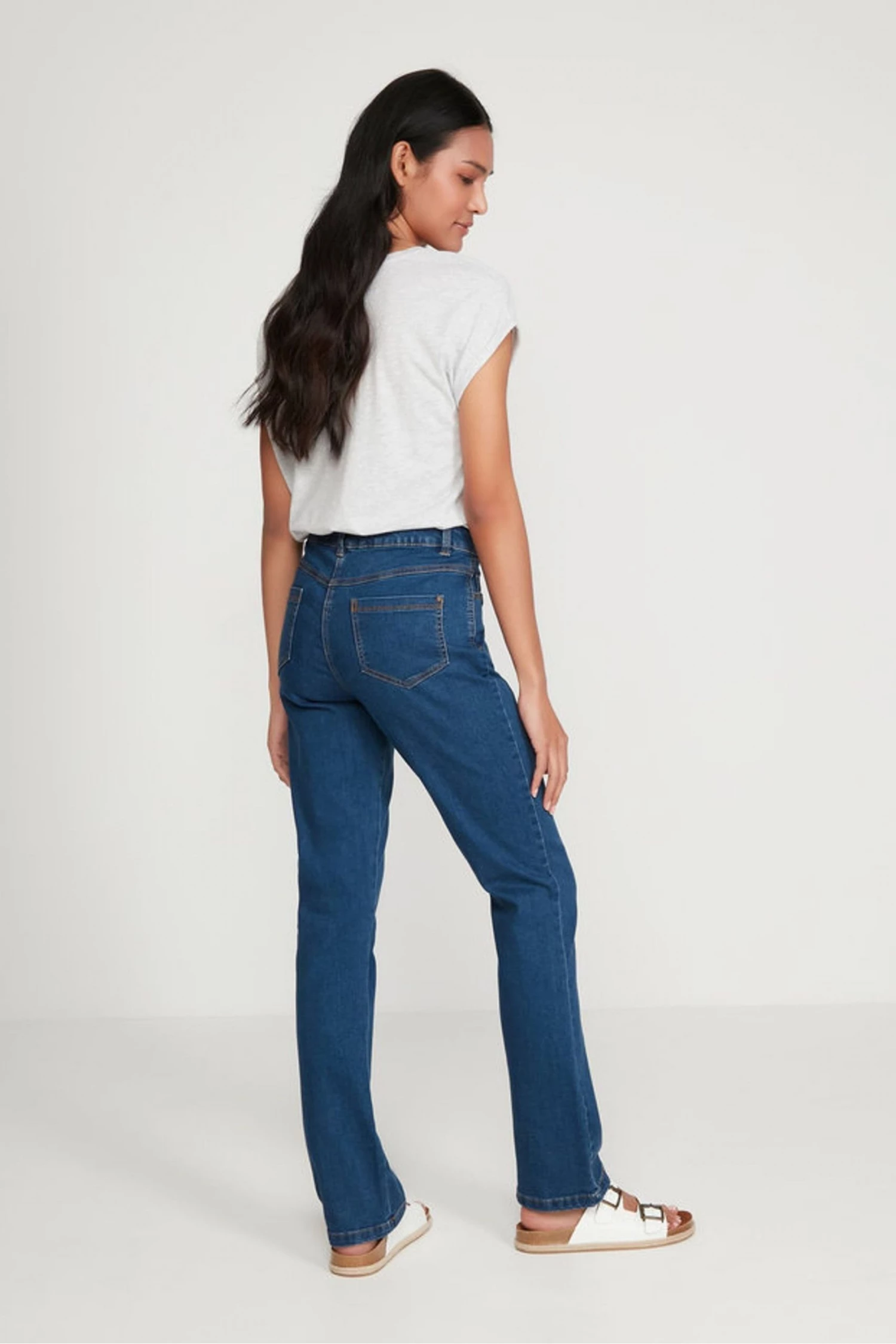 M&Co Blue Bootcut Jeans 4 M&Co Blue Bootcut Jeans - Image 2