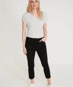 M&Co Black Supersoft Cropped Jeans