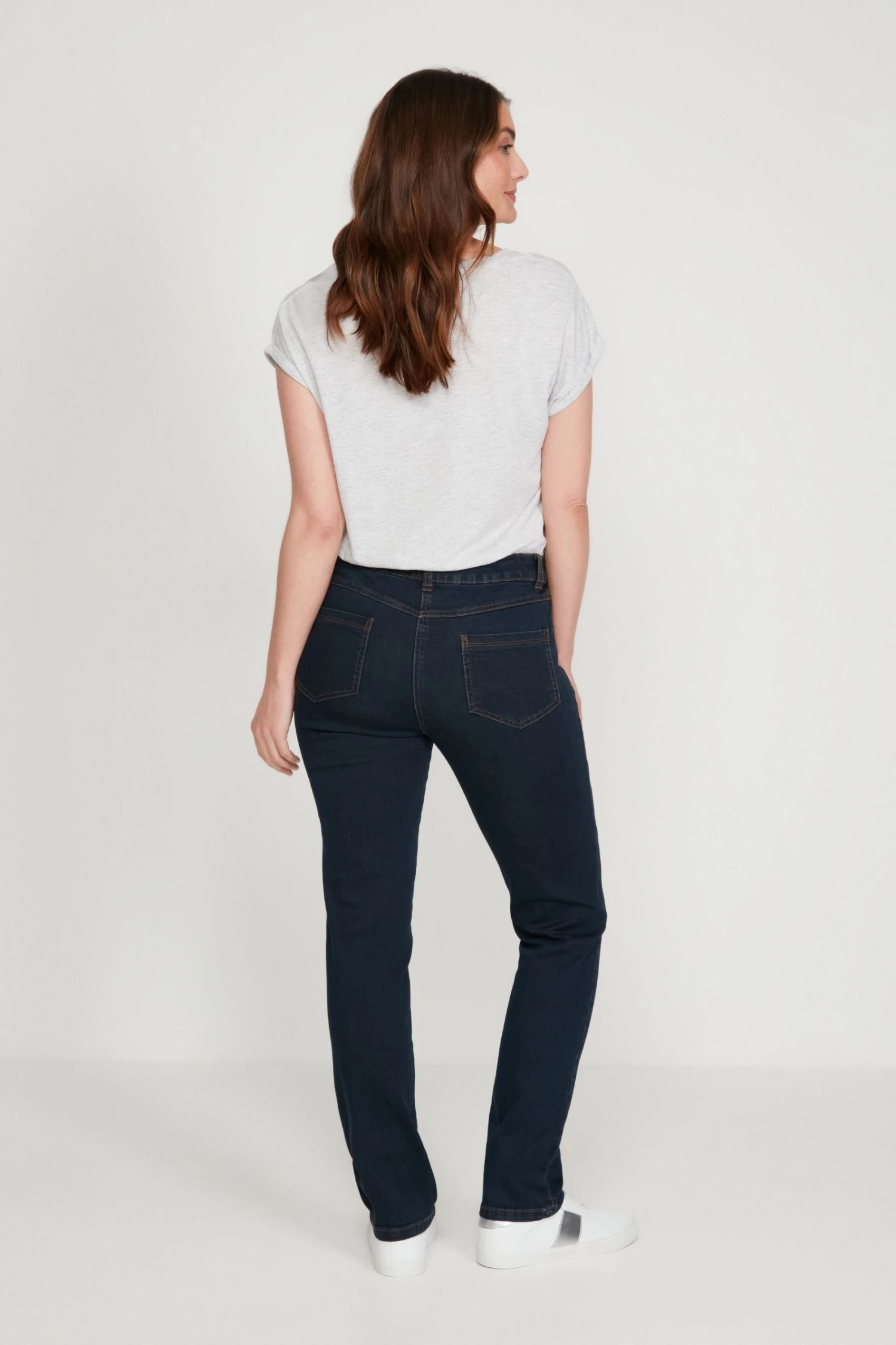 M&Co Blue Basic Straight Leg Jeans 5 M&Co Blue Basic Straight Leg Jeans - Image 3