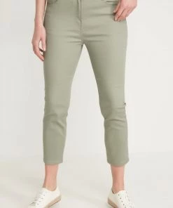 M&Co Green Supersoft Cropped Jeans -M&Co Sales Shop unnamed file 1070 scaled