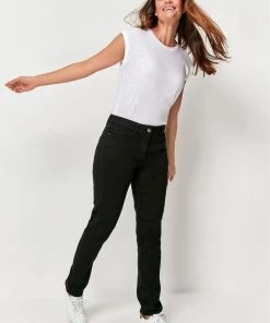 M&Co Black Straight Leg Jeans