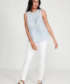 M&Co Blue Floral Lace Shell Top -M&Co Sales Shop unnamed file 1088 scaled