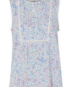 M&Co Blue Floral Lace Shell Top -M&Co Sales Shop unnamed file 1090