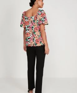 M&Co Black Bright Floral Top -M&Co Sales Shop unnamed file 1104 scaled