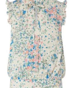M&Co Petite Cream Floral Top -M&Co Sales Shop unnamed file 1133