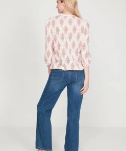 M&Co Pink Scatter Print Long Sleeve Top -M&Co Sales Shop unnamed file 1142 scaled