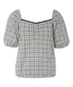 M&Co White Aztec Print Top -M&Co Sales Shop unnamed file 1152