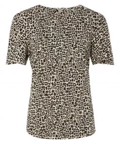 M&Co Brown Leopard Print Flutter Sleeve Top -M&Co Sales Shop unnamed file 1156 scaled
