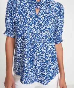 M&Co Blue Dtisy Floral Blouse -M&Co Sales Shop unnamed file 1165 scaled