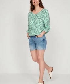 M&Co Green Floral Gypsy Hem Top -M&Co Sales Shop unnamed file 1172 scaled