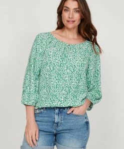 M&Co Green Floral Gypsy Hem Top -M&Co Sales Shop unnamed file 1173 scaled