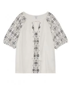 M&Co White Aztec Print Gypsy Top -M&Co Sales Shop unnamed file 1190