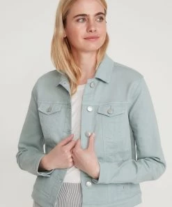 M&Co Green Denim Jacket