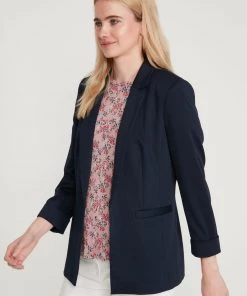 M&Co Blue Jersey Blazer Jacket
