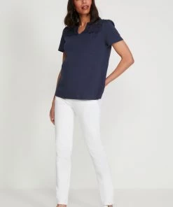 M&Co Blue Pointelle Lace Jersey Top -M&Co Sales Shop unnamed file 122 scaled