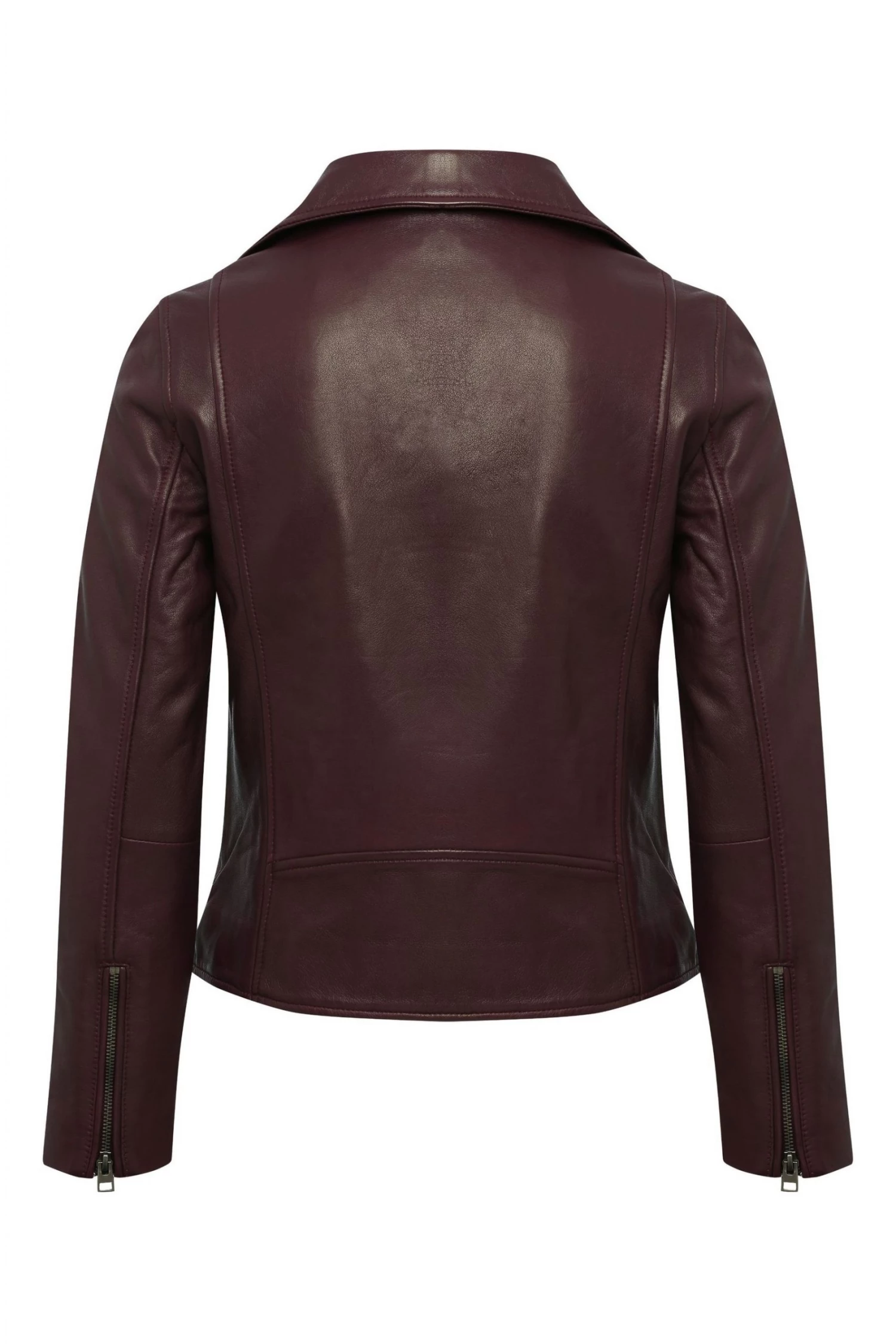 M&Co Red Leather Jacket 7 M&Co Red Leather Jacket - Image 5