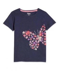 M&Co Blue Butterfly T-Shirt -M&Co Sales Shop unnamed file 128