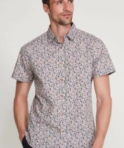 M&Co White Floral Shirt