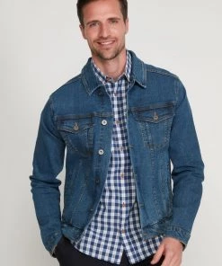 M&Co Blue Grid Checked Shirt -M&Co Sales Shop unnamed file 1297 scaled