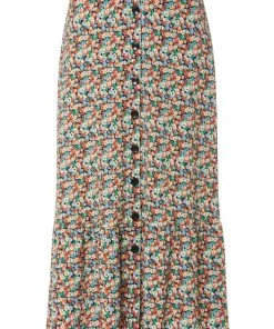 M&Co Orange Petite Ditsy Floral Button Skirt -M&Co Sales Shop unnamed file 1319 scaled