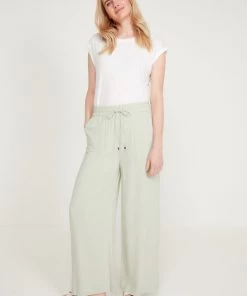 M&Co Green Linen Wide Leg Trousers -M&Co Sales Shop unnamed file 1378 scaled