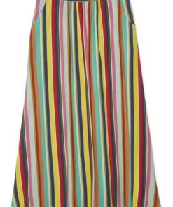 M&Co Yellow Bright Stripe Midi Skirt -M&Co Sales Shop unnamed file 1390
