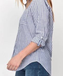 M&Co Blue Stripe Shirt -M&Co Sales Shop unnamed file 1393 scaled