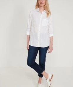 M&Co White Stripe Casual Shirt -M&Co Sales Shop unnamed file 1400 scaled