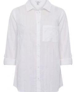 M&Co White Stripe Casual Shirt -M&Co Sales Shop unnamed file 1402