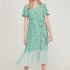 M&Co Green Floral Tiered Midi Dress -M&Co Sales Shop unnamed file 1408 scaled