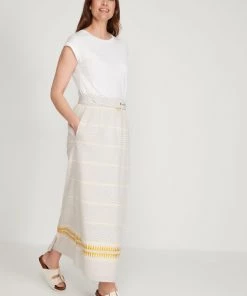 M&Co Yellow Belted Maxi Skirt -M&Co Sales Shop unnamed file 1421 scaled