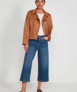 M&Co Brown Suedette Biker Jacket -M&Co Sales Shop unnamed file 1428 scaled