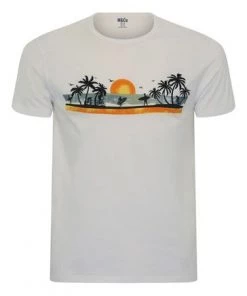 M&Co White Desert Island T-Shirt -M&Co Sales Shop unnamed file 143