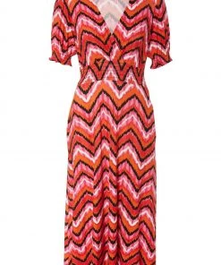 M&Co Red Zig Zag Print Jersey Midi Dress 16 M&Co Red Zig Zag Print Jersey Midi Dress -M&Co Sales Shop unnamed file 1460 scaled