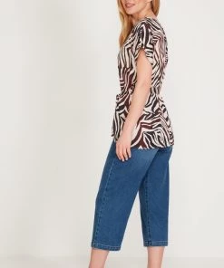 M&Co White Zebra Satin Tie Top -M&Co Sales Shop unnamed file 1464 scaled