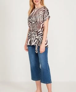 M&Co White Zebra Satin Tie Top -M&Co Sales Shop unnamed file 1465 scaled