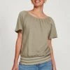 M&Co Geen Shirred Hem Gypsy Top -M&Co Sales Shop unnamed file 1476 scaled