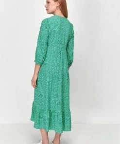 M&Co Green Spot Tiered Dress -M&Co Sales Shop unnamed file 1491 scaled