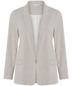 M&Co Cream Striped Blazer Jacket -M&Co Sales Shop unnamed file 1513