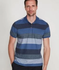 M&Co Blue Stripe Polo Shirt -M&Co Sales Shop unnamed file 1517