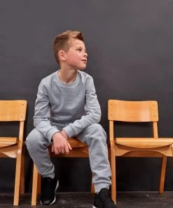 M&Co Grey Back To School Crew-Neck Sweat Top