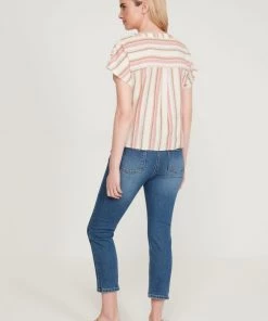 M&Co White Striped Linen Tie Front Top -M&Co Sales Shop unnamed file 1556 scaled