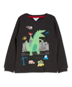 M&Co Grey Monster In The City T-Shirt