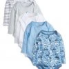 M&Co Blue Long Sleeve Bodysuits Five Pack -M&Co Sales Shop unnamed file 1562 scaled