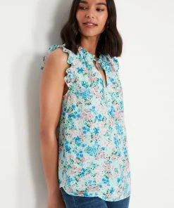 M&Co Green Ditsy Floral Shell Top -M&Co Sales Shop unnamed file 1568 scaled