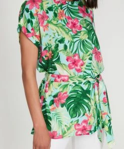 M&Co Green Tropical Print Shell Top -M&Co Sales Shop unnamed file 1593 scaled