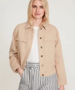 M&Co Grey Canvas Jacket