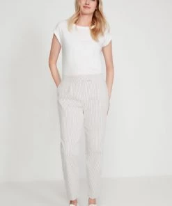 M&Co Cream Stripe Straight Leg Trousers -M&Co Sales Shop unnamed file 1634 scaled