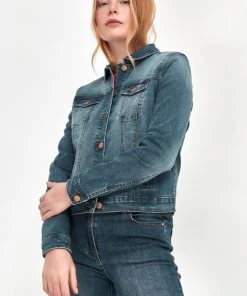 M&Co Blue Denim Jacket